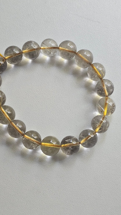 Rutilated Quartz bracelet