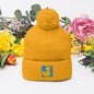 Pom-Pom Beanie Rubber Duckie