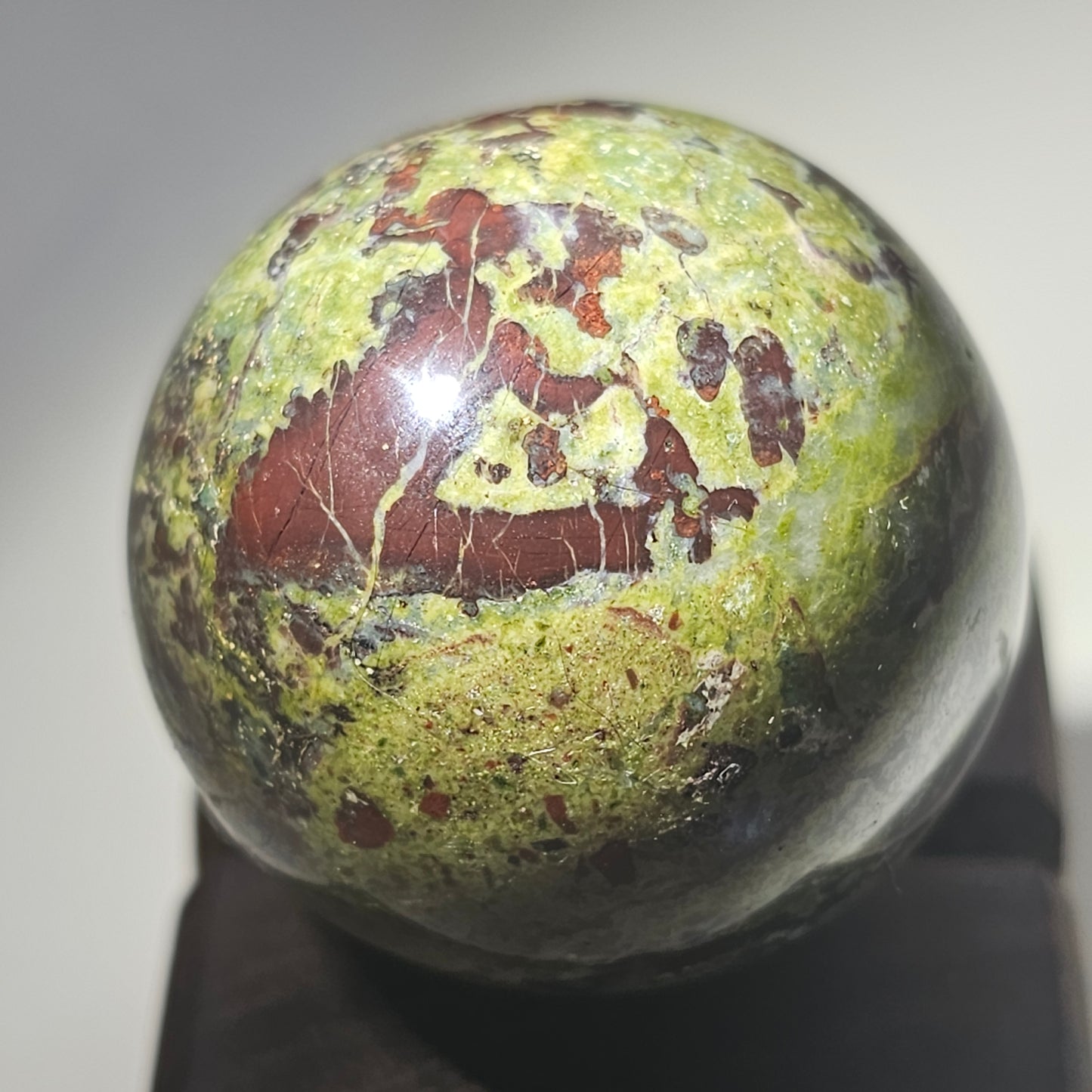 Dragon Blood Jasper sphere