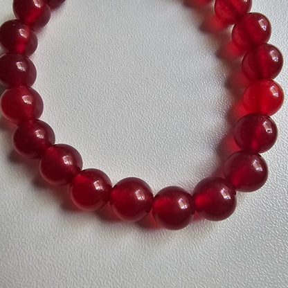 Gemstone elastic bracelet