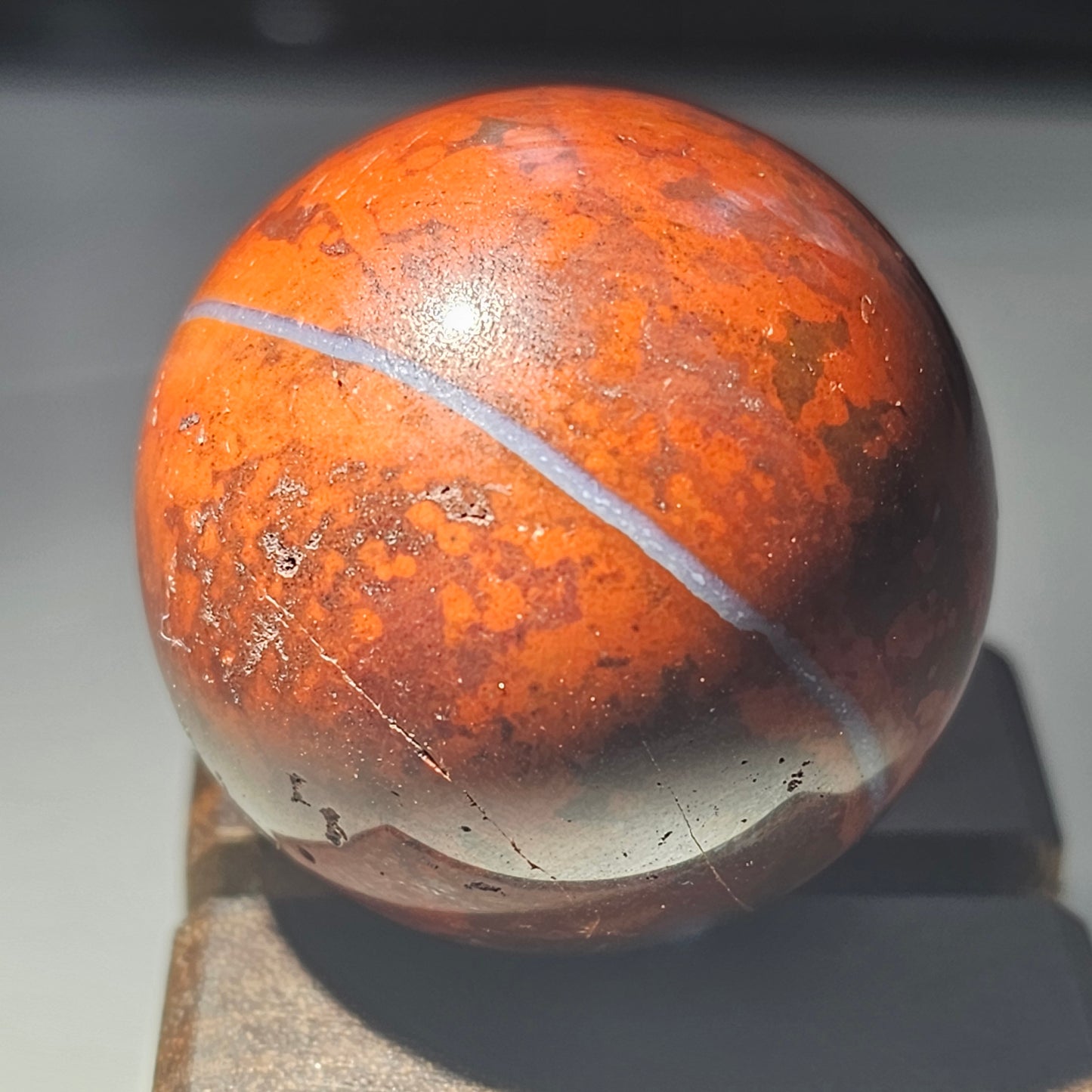 Red Jasper sphere