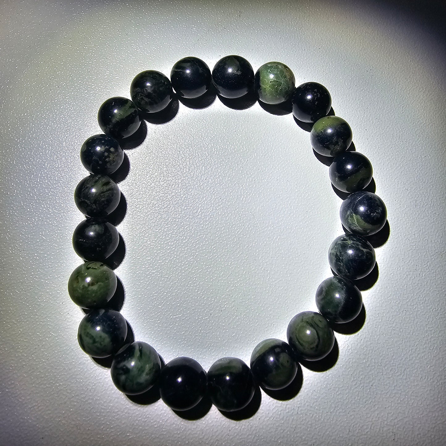 Gemstone elastic bracelet