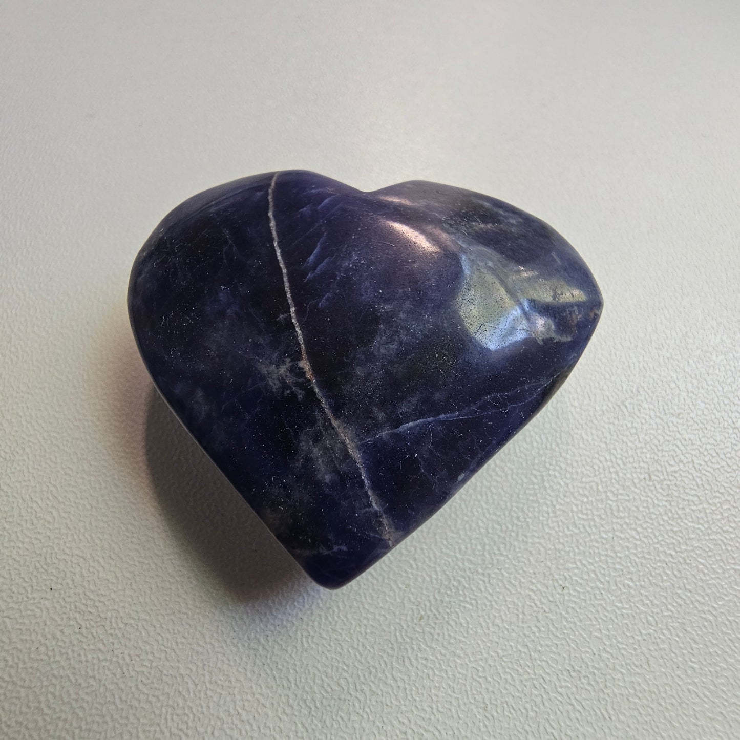 Heart Shaped Lapis Lazuli carving