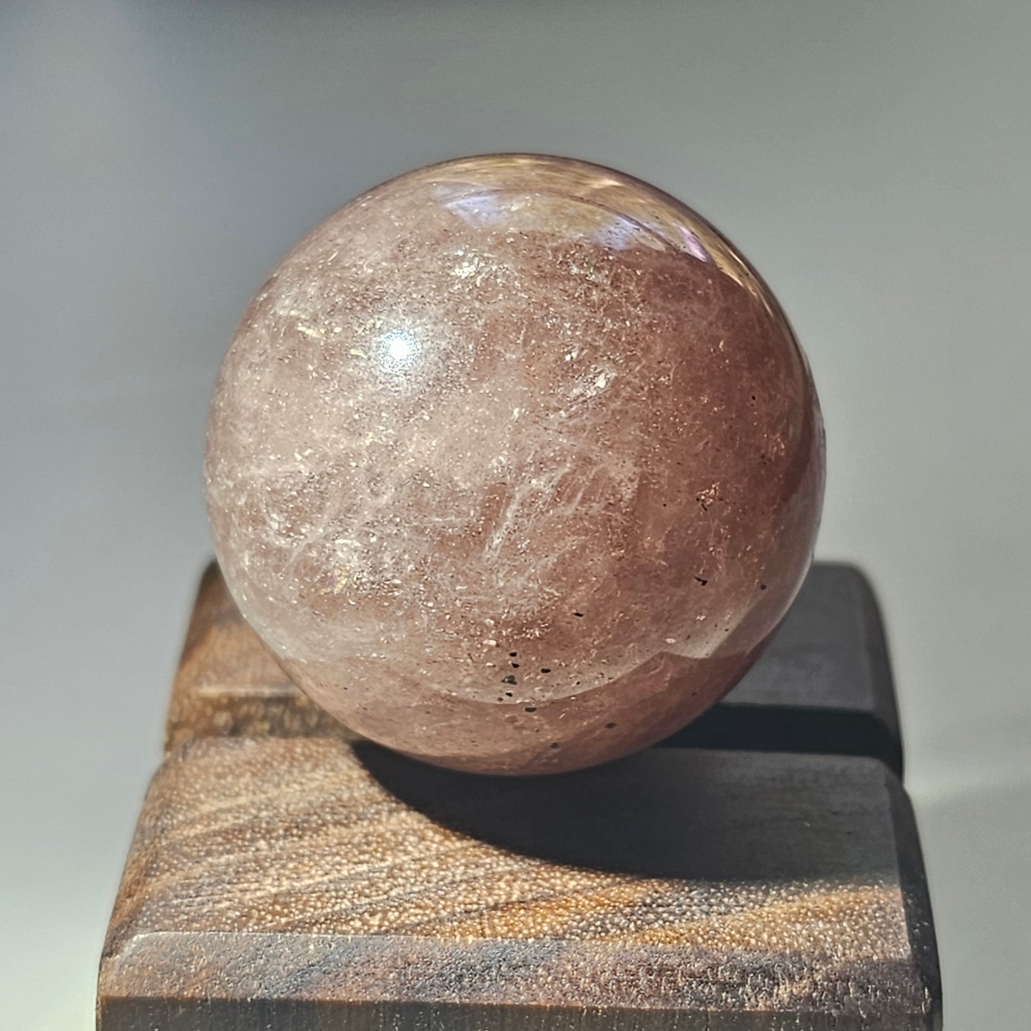 Strawberry Quartz sphere