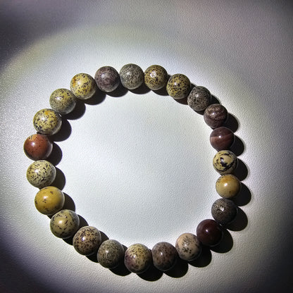 Gemstone elastic bracelet