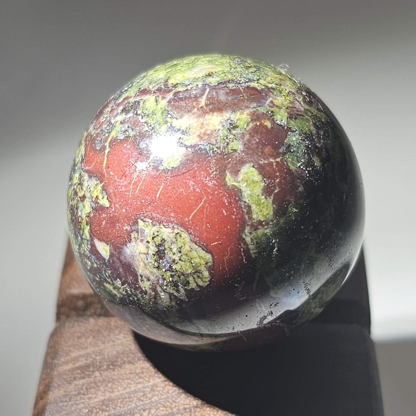 Dragon Blood Jasper sphere